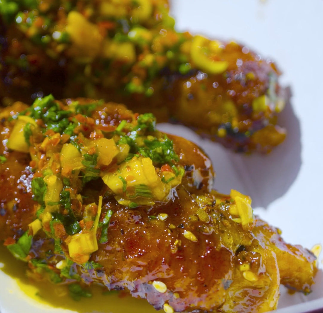 Sticky Pepper Dip Wings