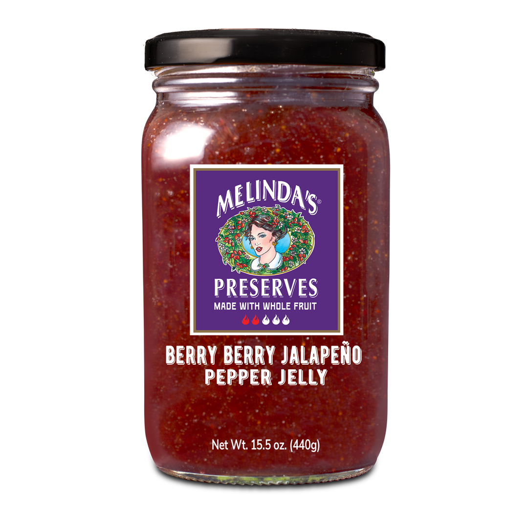 Melinda's Whole Fruit Preserves Berry Berry Jalapeno