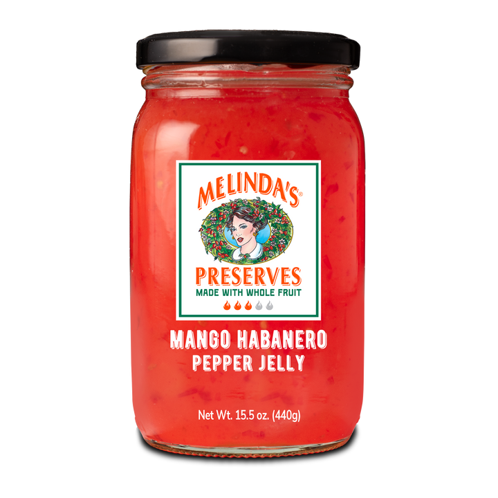 Melinda’s Whole Fruit Preserves Mango Habanero Pepper Jelly