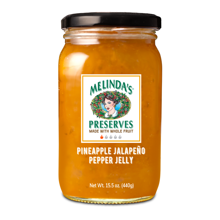 Melinda’s Whole Fruit Preserves Pineapple Jalapeño Pepper Jelly