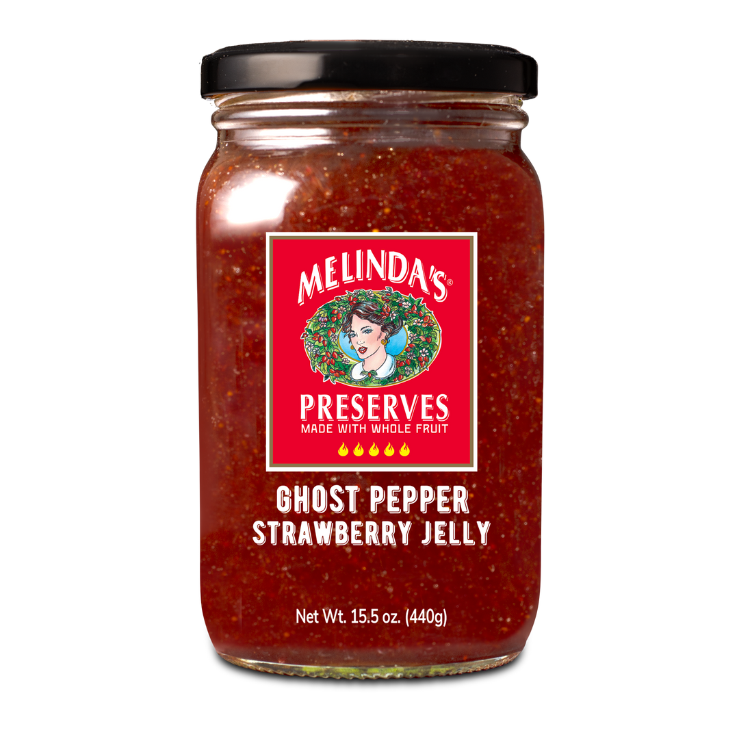 Melinda's Ghost Pepper Strawberry Preserve