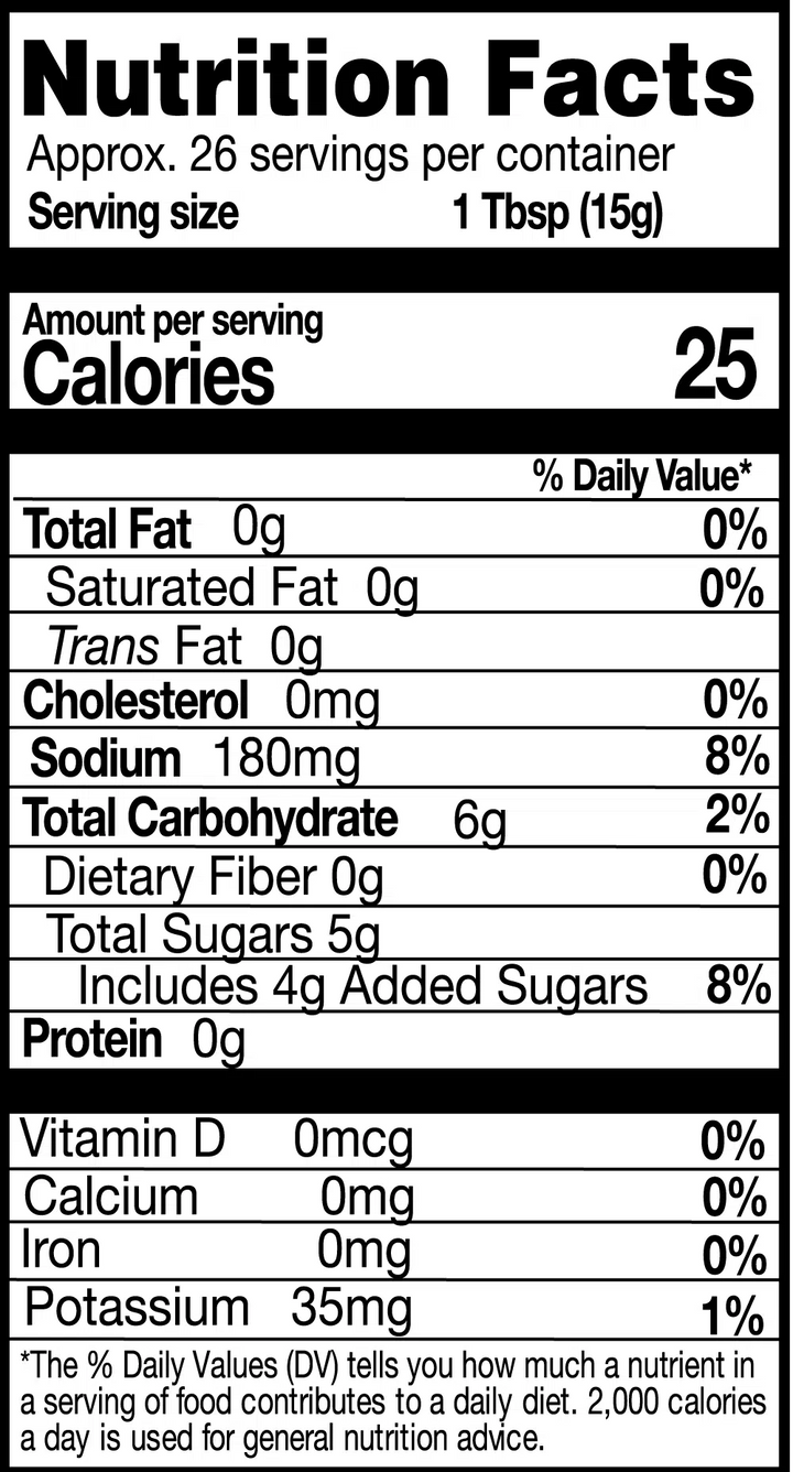 Melinda’s Black Pepper Ketchup (Squeeze)